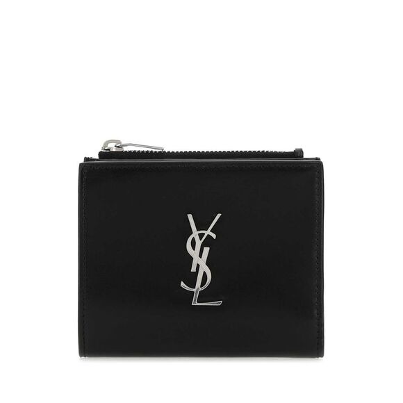 Saint Laurent Men Black Leather Wallet - Picture 1 of 2